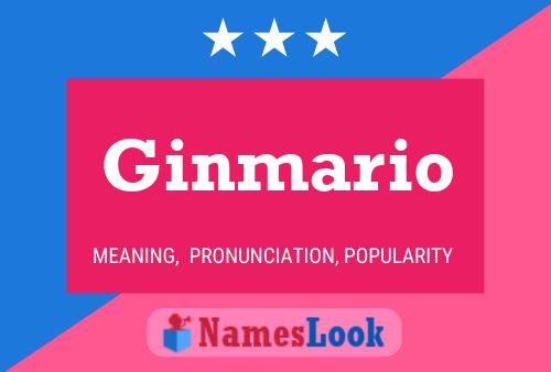 Poster del nome Ginmario