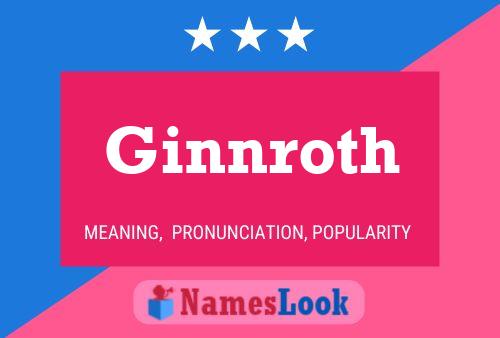 Poster del nome Ginnroth