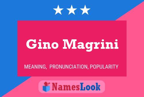 Poster del nome Gino Magrini