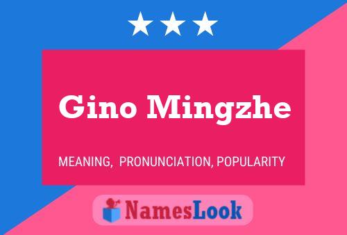 Poster del nome Gino Mingzhe