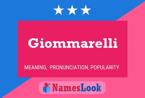 Poster del nome Giommarelli