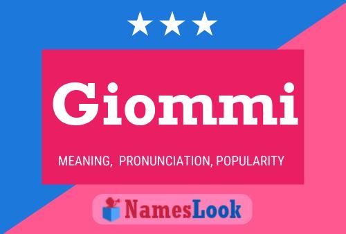 Poster del nome Giommi