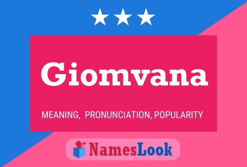 Poster del nome Giomvana