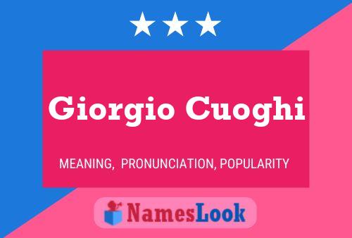 Poster del nome Giorgio Cuoghi