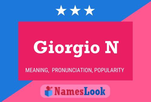 Poster del nome Giorgio N