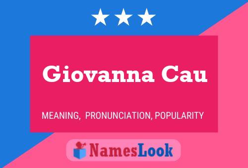 Poster del nome Giovanna Cau