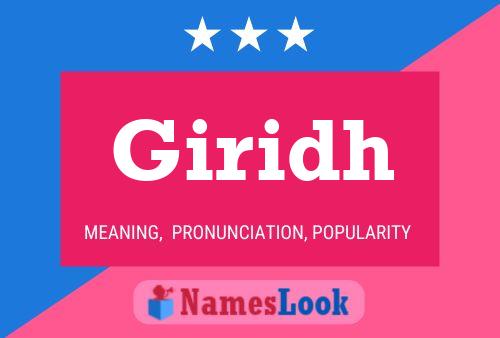 Poster del nome Giridh