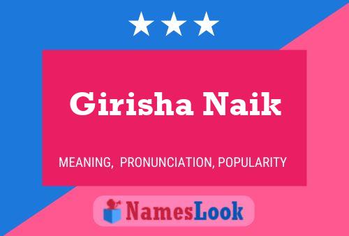 Poster del nome Girisha Naik