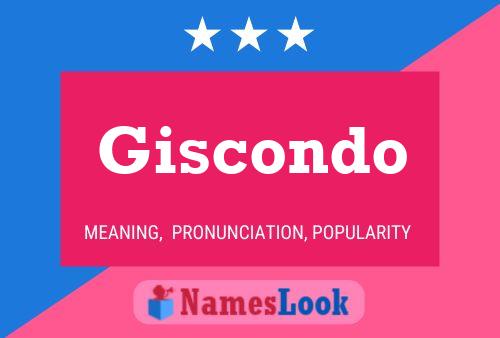 Poster del nome Giscondo