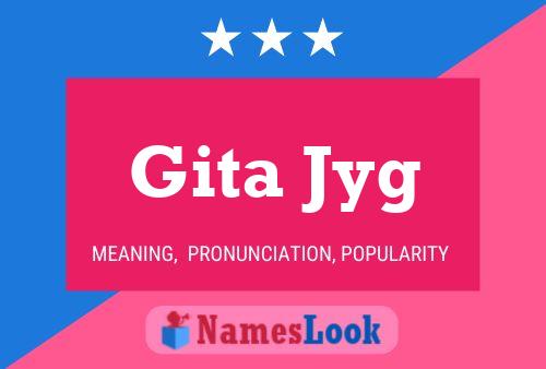 Poster del nome Gita Jyg