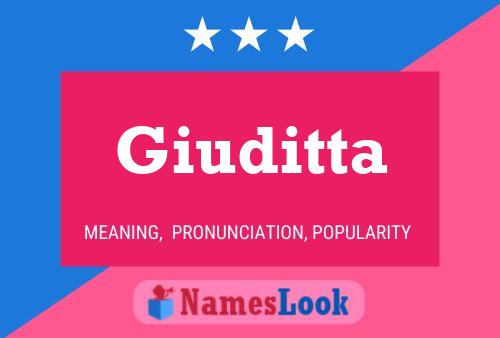 Poster del nome Giuditta