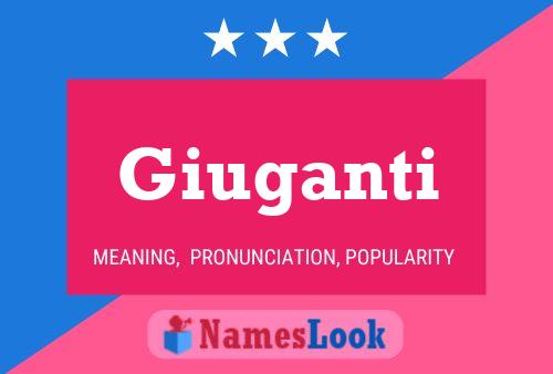 Poster del nome Giuganti