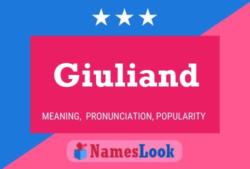 Poster del nome Giuliand