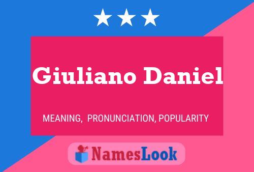 Poster del nome Giuliano Daniel