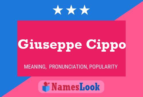 Poster del nome Giuseppe Cippo