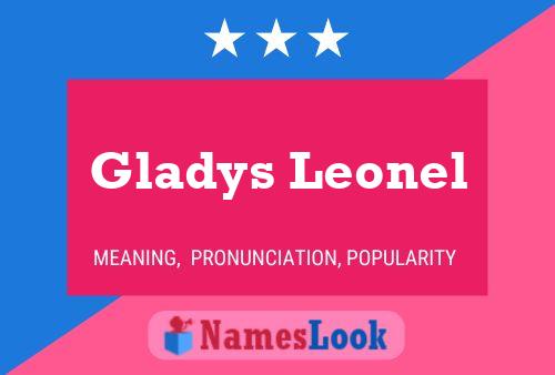 Poster del nome Gladys Leonel