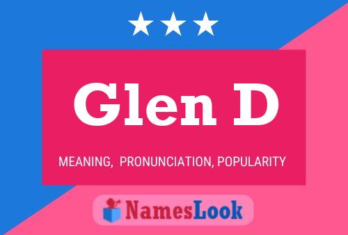 Poster del nome Glen D