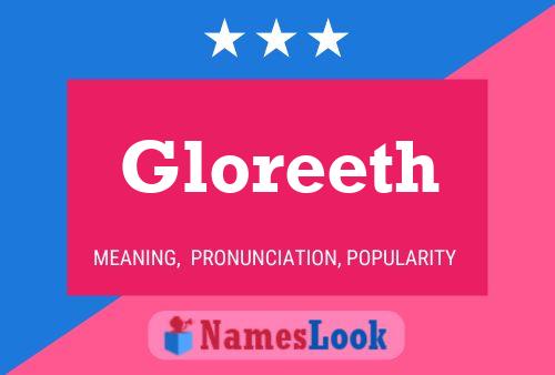 Poster del nome Gloreeth