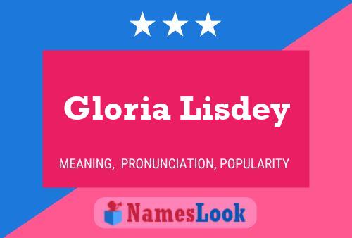 Poster del nome Gloria Lisdey