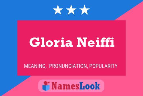 Poster del nome Gloria Neiffi