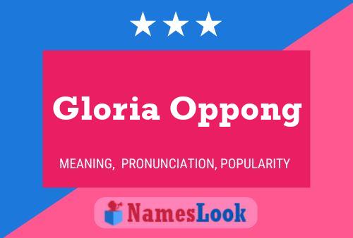 Poster del nome Gloria Oppong