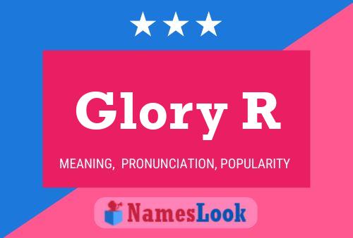 Poster del nome Glory R