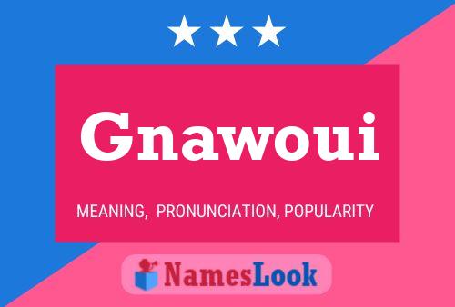 Poster del nome Gnawoui