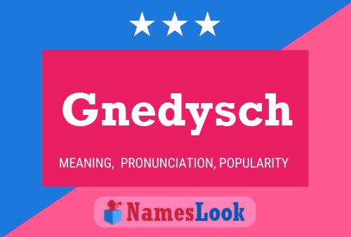 Poster del nome Gnedysch