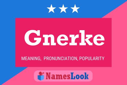 Poster del nome Gnerke