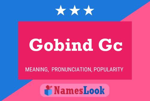 Poster del nome Gobind Gc