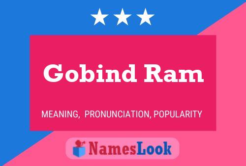 Poster del nome Gobind Ram