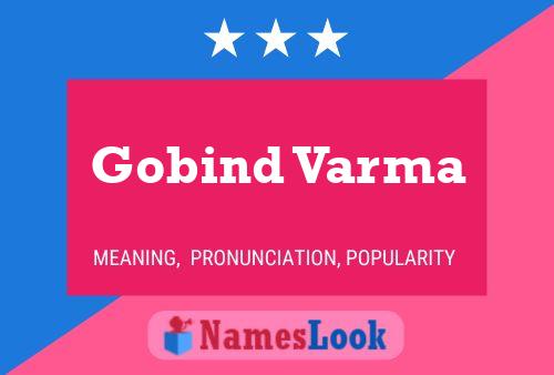 Poster del nome Gobind Varma