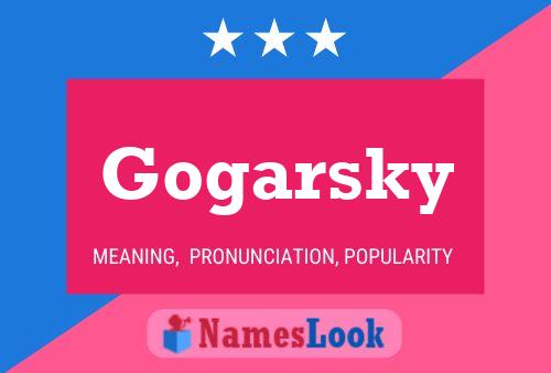 Poster del nome Gogarsky