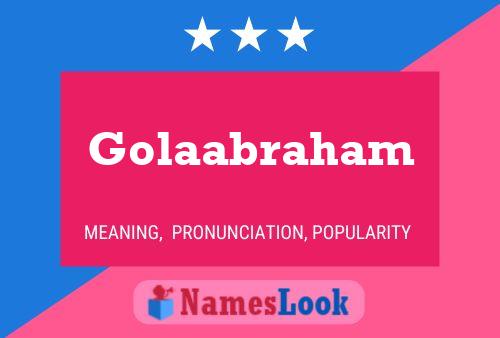 Poster del nome Golaabraham