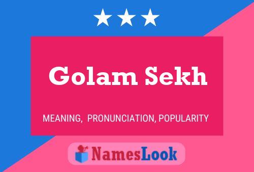 Poster del nome Golam Sekh