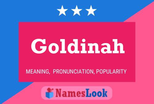 Poster del nome Goldinah