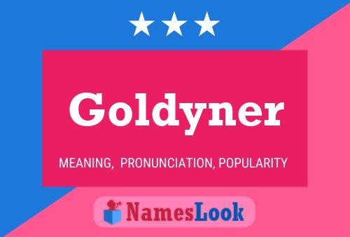 Poster del nome Goldyner