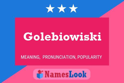 Poster del nome Golebiowiski