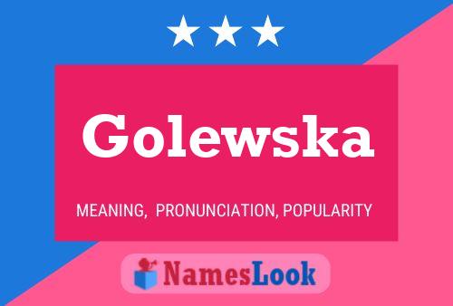 Poster del nome Golewska