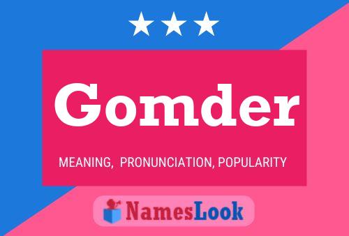 Poster del nome Gomder