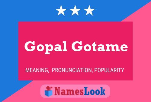 Poster del nome Gopal Gotame