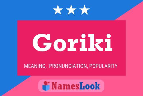 Poster del nome Goriki