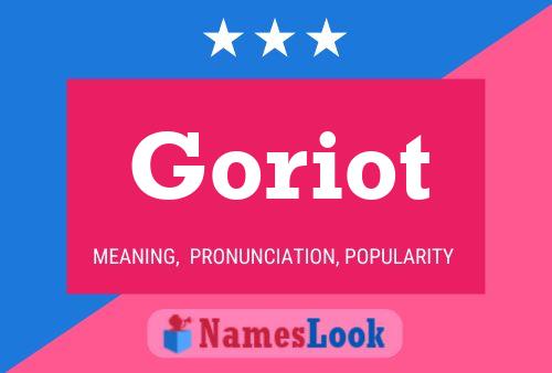 Poster del nome Goriot