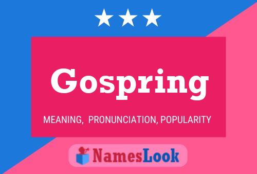 Poster del nome Gospring