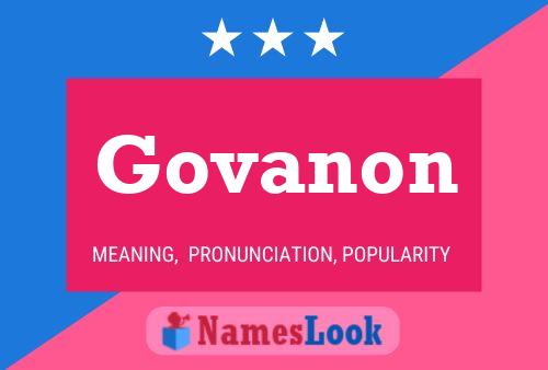 Poster del nome Govanon