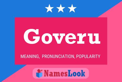 Poster del nome Goveru