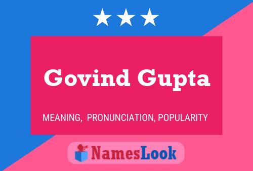 Poster del nome Govind Gupta