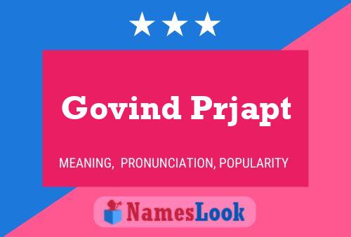 Poster del nome Govind Prjapt