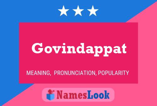 Poster del nome Govindappat