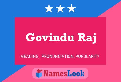 Poster del nome Govindu Raj